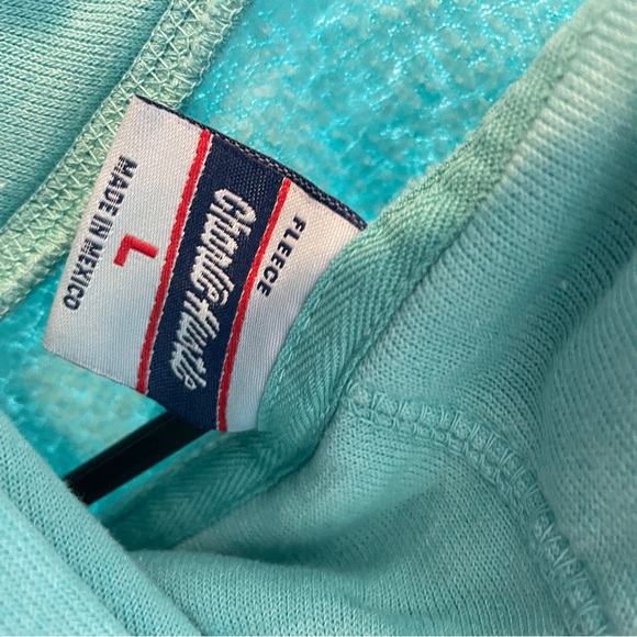 Charlie Hustle Large Mens Sweatshirt Hoodie Blue NWOT - Picture 5 of 6